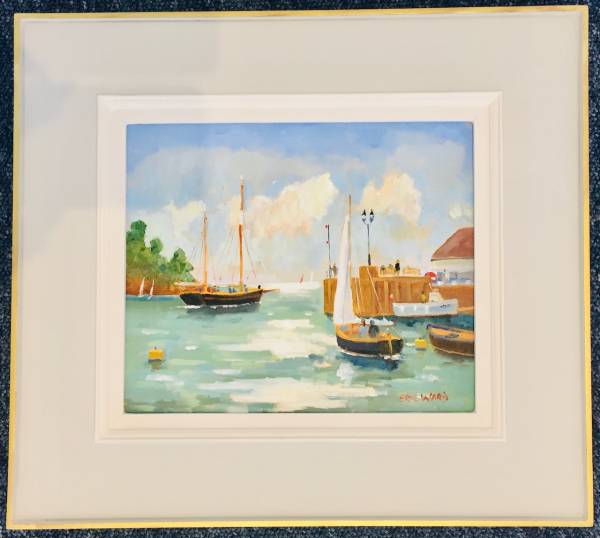 - Oil on Board, Painting by Eric Ward, measuring 25 x 30 cm (H x W) framed at 42 x 47 cm £425